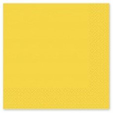 Салфетки Солнечно-Желтые, 33 см
